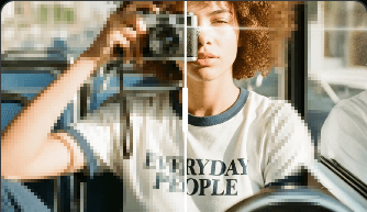 blur reduction and photo restoration alternate composition reference